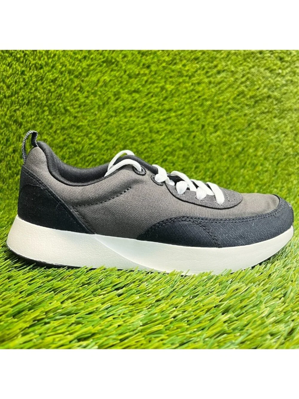 Allbirds Courier Womens Size 6 Black White Athletic Running Shoes Sneakers